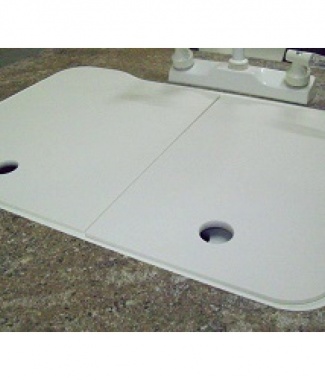 RV Aurora Speckled Corian Sink Cover Set Size 25 1/2 X 14 1/4 X 3/8