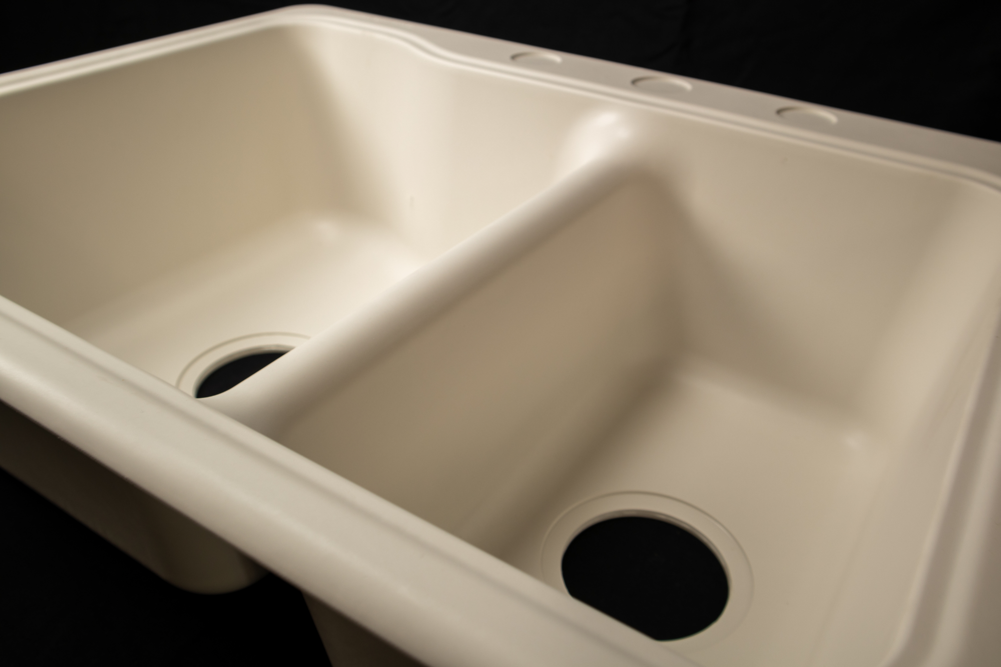 25 x 19 Composite RV Sink - Double Basin - RecPro