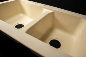 19 x 33" 60/40 Undermount Kitchen Sink - Image 3