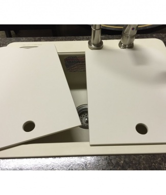 1824 Sink Covers - Creme