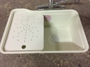 Under Surface Cutting Board - Left - Drain Holes