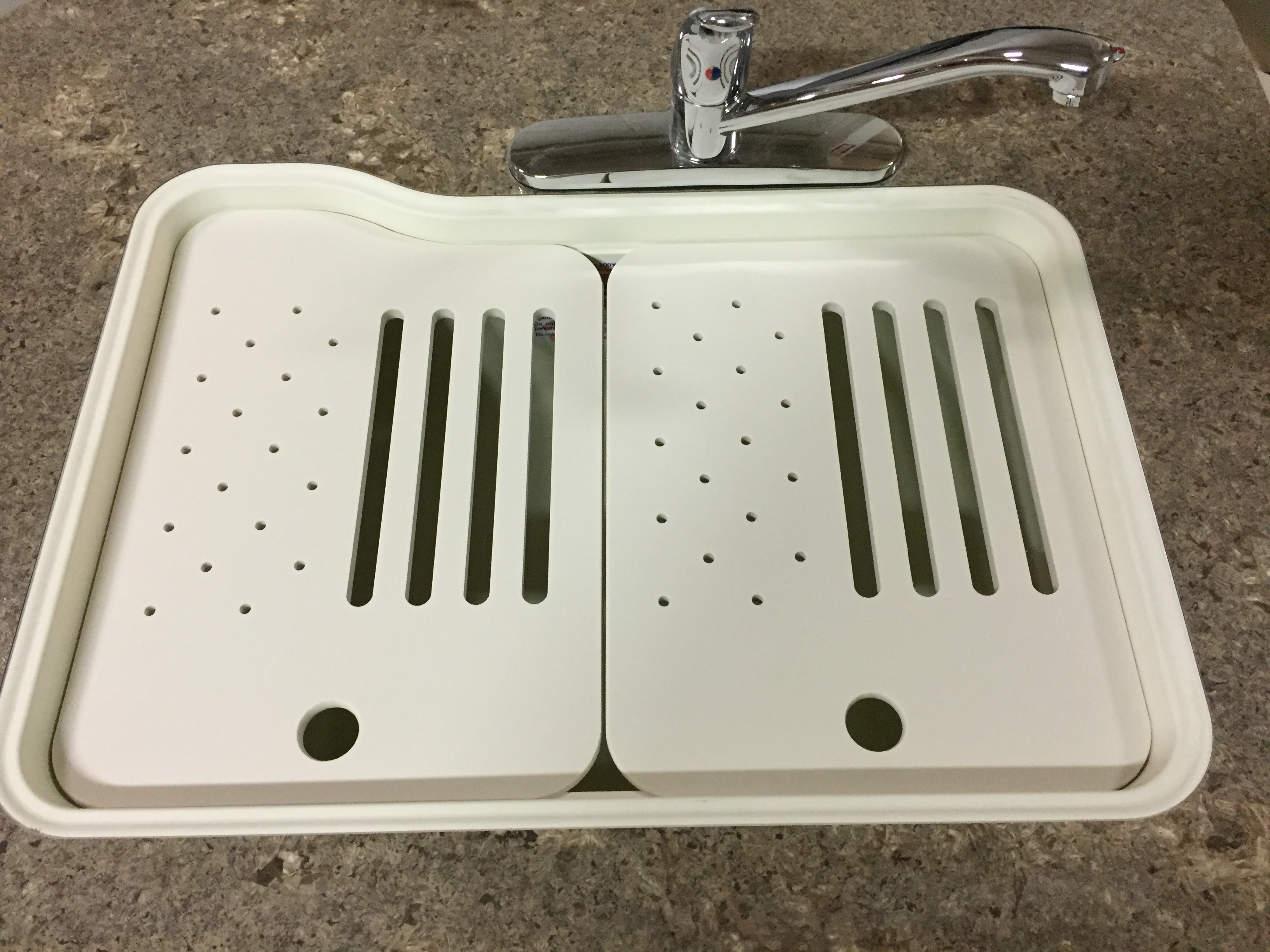 Under Surface Cutting Board - Right or Left - Slots and Drain Holes -  American Stonecast Products, Inc.