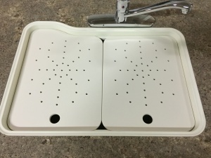 Under Surface Cutting Board - Drain Holes