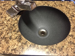 1212 Black Granite Lav Sink