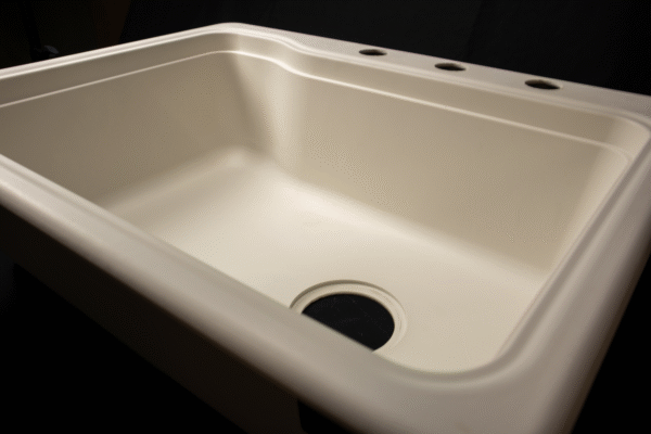 19 x 25" single bowl rv kitchen sink