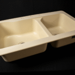 19 x 33" 60/40 Undermount Kitchen Sink StoneCast 19 x 25 inch RV low saddle kitchen sink for camper kitchens