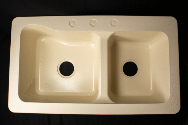 19 x 33" 60/40 undermount kitchen sink