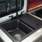 19 x 25 inch RV Classic kitchen sink – premium solid surface RV sink
