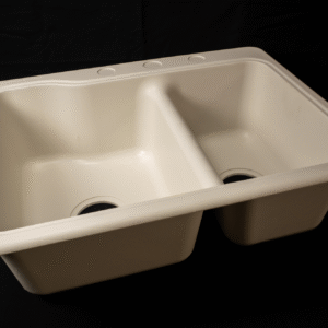 19 x 25 inch RV Classic kitchen sink – premium solid surface RV sink