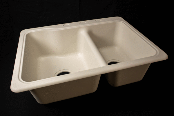 19 x 25 inch RV Classic kitchen sink – premium solid surface RV sink
