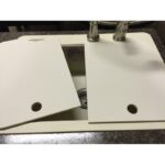 1824 Sink Covers - Cream 18 x 24 inch cream sink cover – protective and stylish kitchen sink accessory