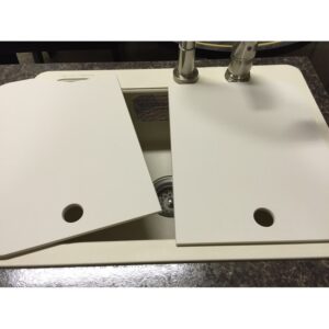 18 x 24 inch cream sink cover – protective and stylish kitchen sink accessory