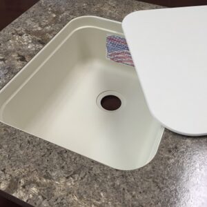White bar sink cover – protective accessory for bar sink