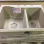 19 x 25" RV Classic - Brown Fleck - Closeout 19 x 25 inch RV sink in classic brown fleck finish – bathroom or kitchen sink closeout