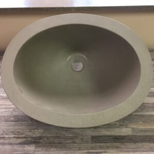 16 x 14 inch undermount lavatory sink in brown fleck finish – bathroom sink closeout