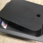 Black bar sink cover – protective accessory for bar sink