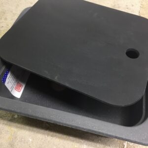 Black bar sink cover – protective accessory for bar sink