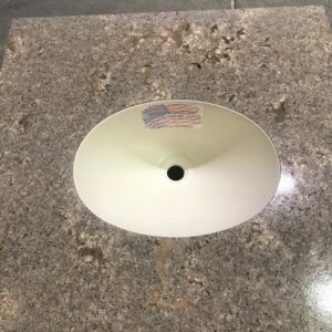 RV lavatory countertop with integrated sink – solid surface one‑off lav top for RV bathroom