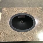 RV lavatory countertop with integrated sink – one‑off 30 x 24 inch RV lav top