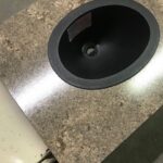 RV lavatory countertop with integrated sink – one‑off 30 x 24 inch RV lav top