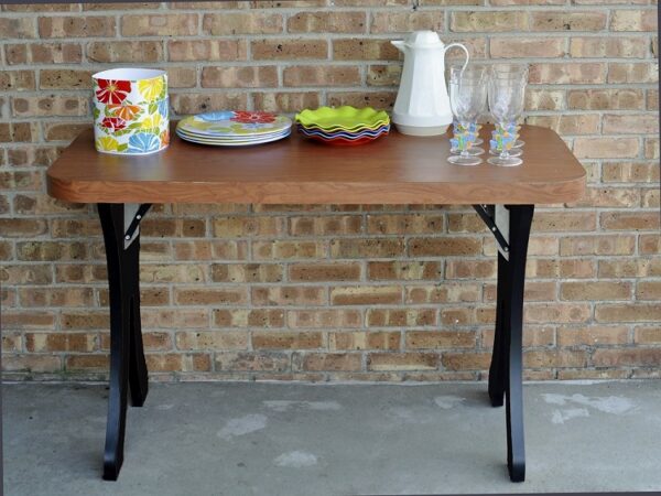 23 x 47 inch indoor outdoor table – durable multipurpose table for home and patio