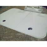 1925, 60/40 Kitchen Sink Covers - White 19 x 25 inch 60/40 white sink cover – protective kitchen sink accessory