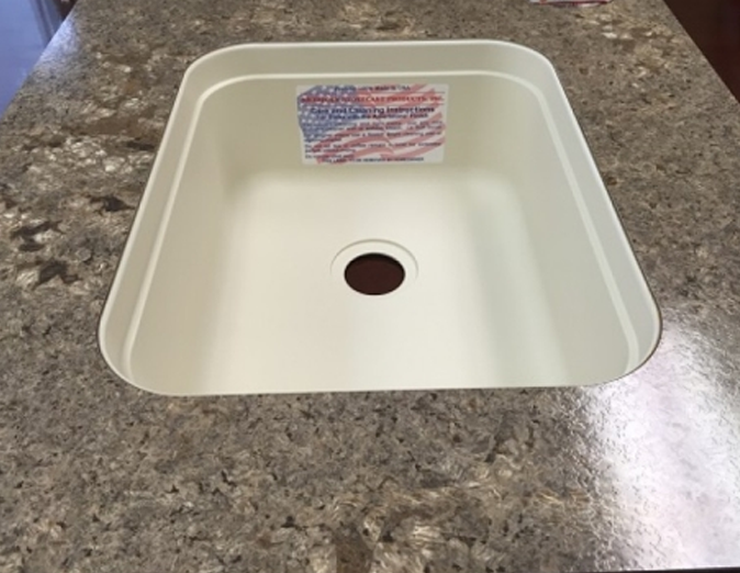 Laminate RV countertop for motorhome kitchen upgrade