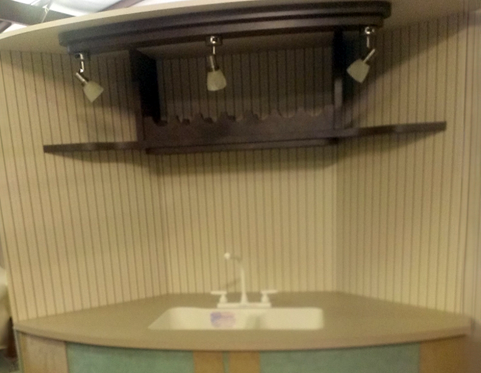 Laminate RV countertop for motorhome kitchen upgrade