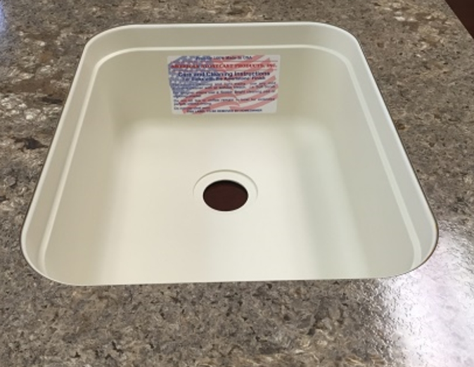 Laminate RV countertop for motorhome kitchen upgrade