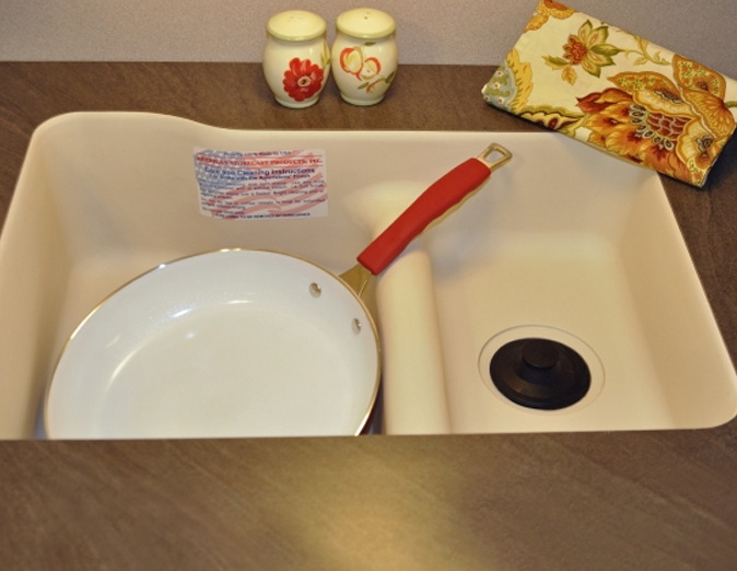 Laminate RV countertop for motorhome kitchen upgrade