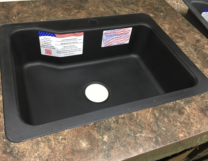 Laminate RV countertop for motorhome kitchen upgrade